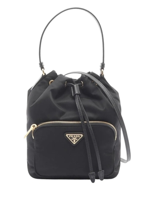 Prada Pre-Owned 2013-2025 Re-Nylon Duet bucket bag - Black
