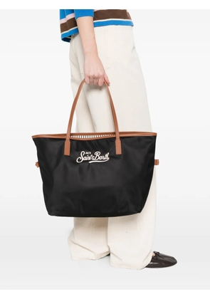 MC2 Saint Barth logo-embroidered tote bag - Black