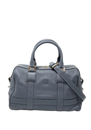 Loewe Pre-Owned 2013 Goatskin Anagram Paseo 30 satchel - Blue