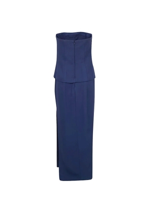 Lauren Ralph Lauren strapless maxi dress - Blue