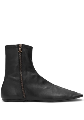 DRIES VAN NOTEN zipped ankle boots - Black