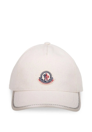 Moncler logo-patch cap - Neutrals