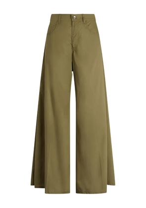 LIU JO flared trousers - Green