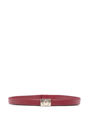 Furla turn-lock belt - Red