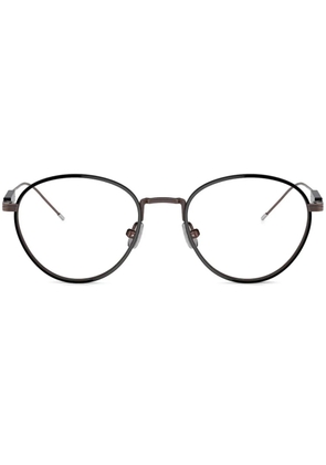 Brunello Cucinelli round-frame glasses - Black