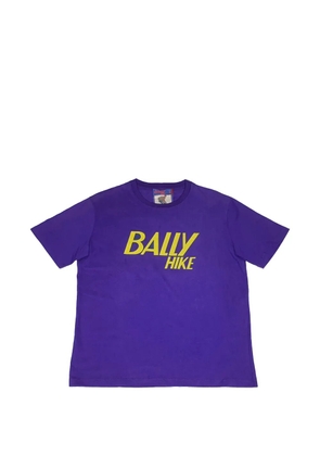 Bally logo-print T-shirt - Purple