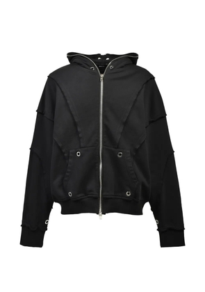 BREATH zip-up hoodie - Black