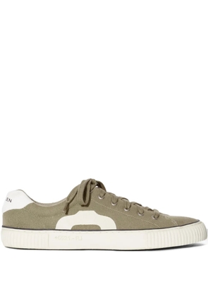 Osklen canvas lace-up sneakers - Green