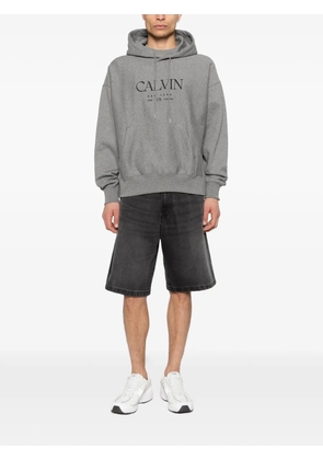 Calvin Klein Jeans logo-detail hoodie - Grey