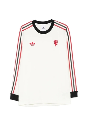 adidas Manchester United 3-stripes graphic-print T-shirt - White