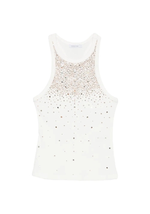 Patrizia Pepe embellished top - White
