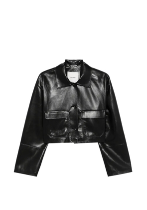 Nanushka button-fastening pocket jacket - Black