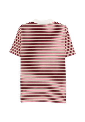 A.P.C. striped chest-pocket polo shirt - Neutrals