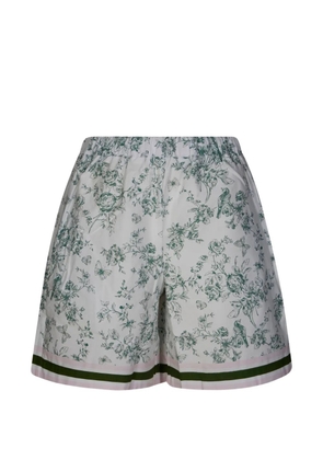 Robert Friedman floral-print shorts - White