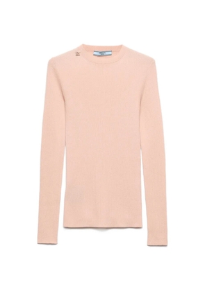 Prada wool crew-neck sweater - Pink