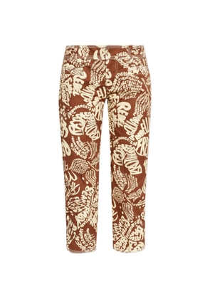 DSQUARED2 text-print trousers - Brown