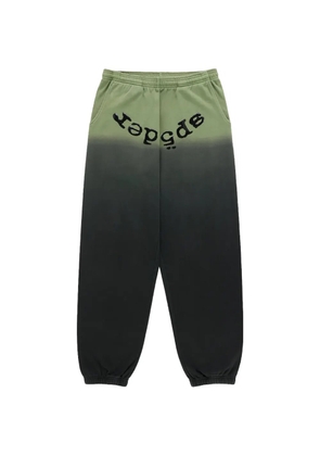 SP5DER ombre-effect track pants - Black