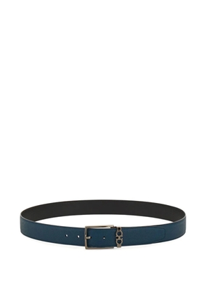 Ferragamo Gancini reversible and adjustable belt - Blue