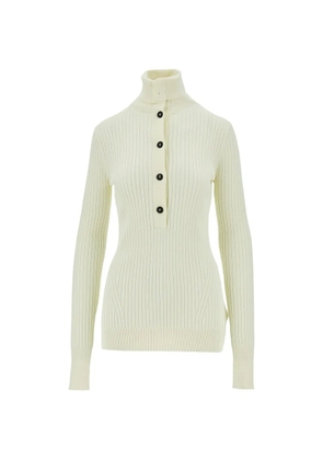 ENTIRE STUDIOS button turtleneck sweater - Neutrals