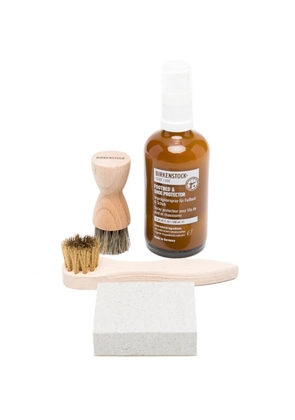 Birkenstock suede leather shoe care set - Neutrals