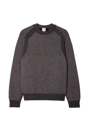 Paul Smith crew-neck panelled sweater - Grey
