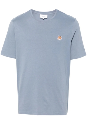Maison Kitsuné Fox Head patch T-shirt - Blue