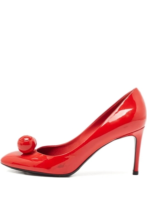 Louis Vuitton Pre-Owned 75mm leather pumps - Red