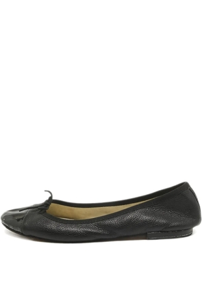 Repetto patent leather bow ballet flats - Black