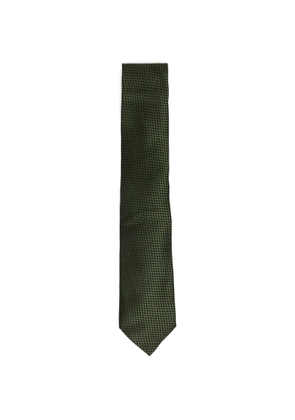 TOM FORD green jacquard tie