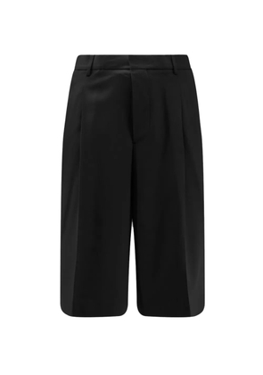 AMI Paris pleated tailored shorts - Black