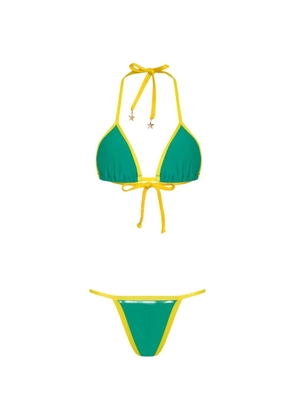 Amir Slama starfish-detail bikini - Green
