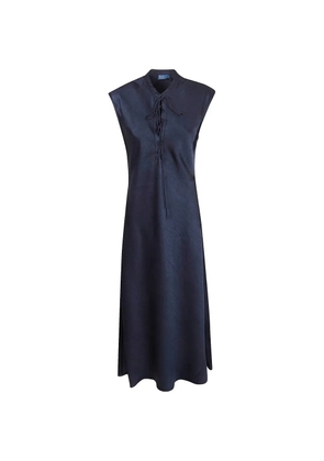 Polo Ralph Lauren tie neck dress - Blue