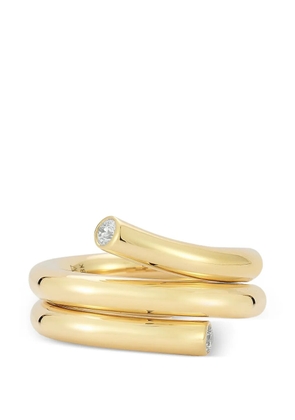 Walters Faith End Double Row Thoby Spiral diamond ring - Gold