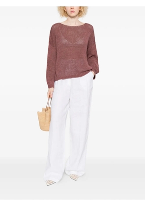 Roberto Collina open-knit sweater - Pink