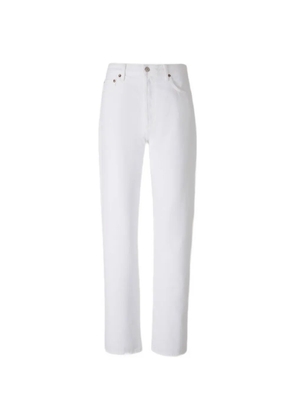 AGOLDE buttoned straight jeans - White