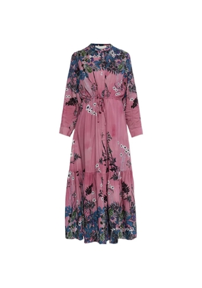 MUNTHE Bernadette floral midi dress - Pink
