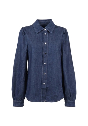 7 For All Mankind puff sleeves shirt - Blue