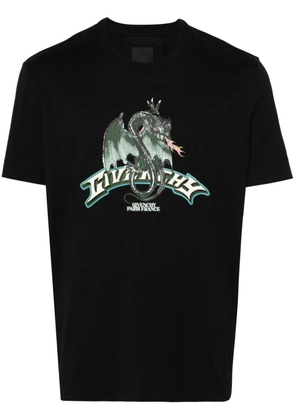 Givenchy Dragon-print cotton T-shirt - Black