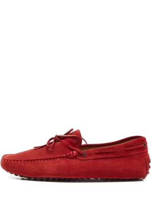Tod's Vintage 2024 suede tassel loafers - Red
