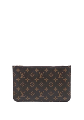 Louis Vuitton Pre-Owned 2015 Monogram Neverfull MM pouch - Brown