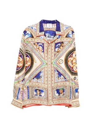 Casablanca printed shirt - Neutrals
