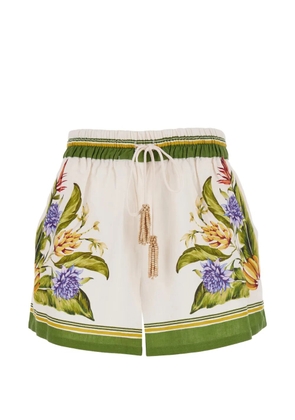 FARM Rio Sand Tropical floral-print shorts - Neutrals