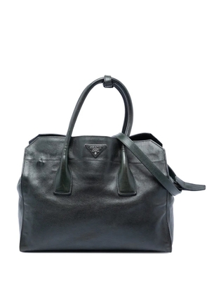 Prada Pre-Owned 2010-2026 Glace Calf Zip satchel - Green