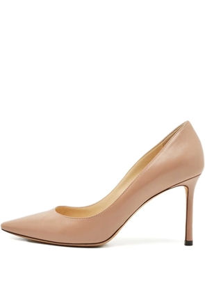 Jimmy Choo Pre-Owned Romy pointed pumps - Neutrals