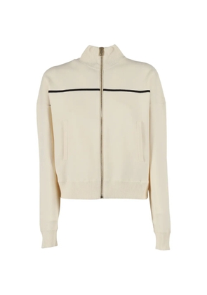 Max Mara Vampata stripe zip cardigan - Neutrals