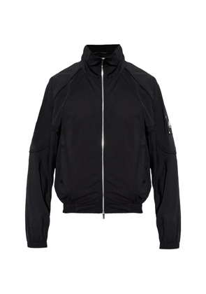 Moose Knuckles logo-plaque bomber jacket - Black