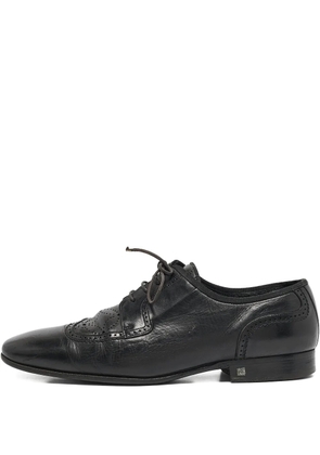 Louis Vuitton Pre-Owned leather Oxford shoes - Black