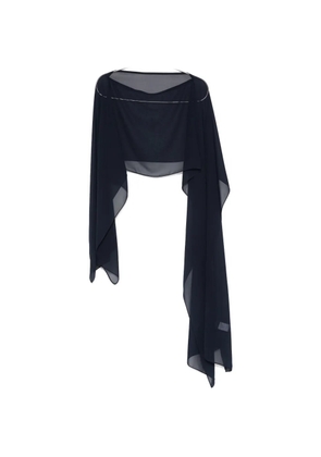 Gianluca Capannolo sheer scarf - Blue