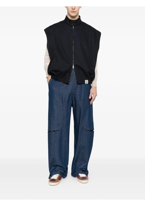 Golden Goose zip-up gilet - Blue
