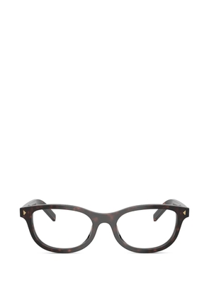 Prada Eyewear geometric glasses - Brown